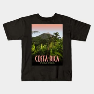 Costa Rica Pura Vida Kids T-Shirt